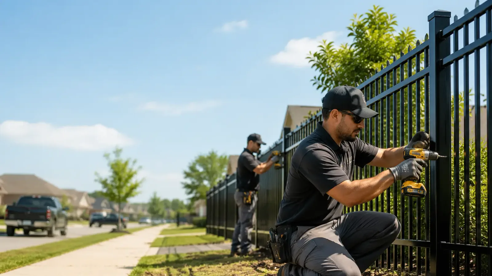 Metal Fence Installation in Freeman Spur, IL